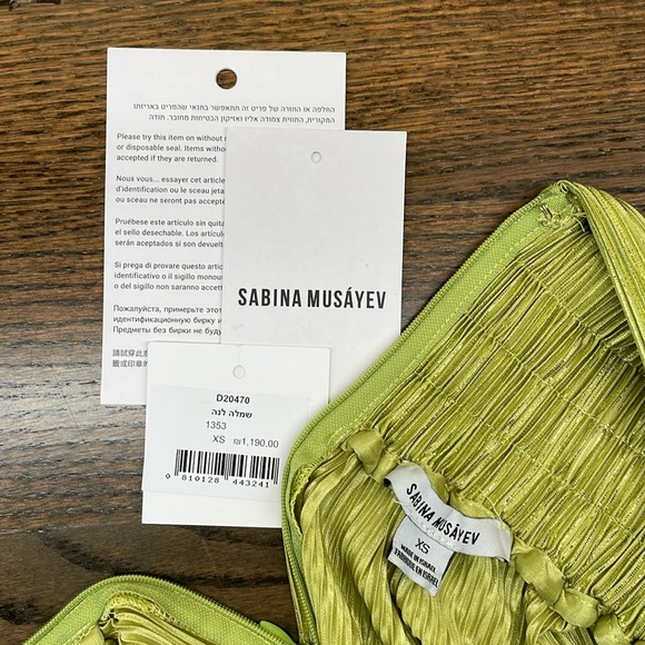 Sabina Musayev Lana Dress | XS | Lime Green - Picture 11 of 14